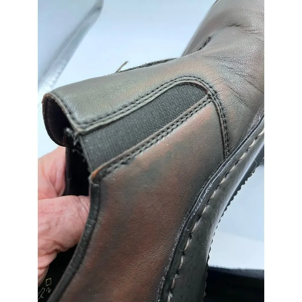 Rieker Antistress Leather Slip On Shoes Womens EU 38 US 7 Brown Comfort Walking